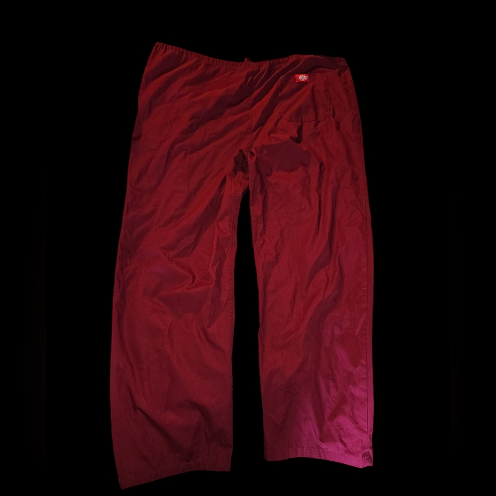 Red Dickies Scrub Pants